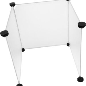 SEWOART 3pcs Cat Litter Box Splash Guard Enclosure Kit with Buckles for Cats Privacy for Litter Boxes and Easy to Install